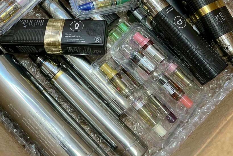 Restocking VapeCon products in Brussels — OEM available