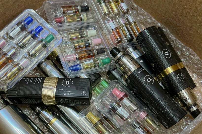 Restocking VapeCon products in Brussels — US warehouse